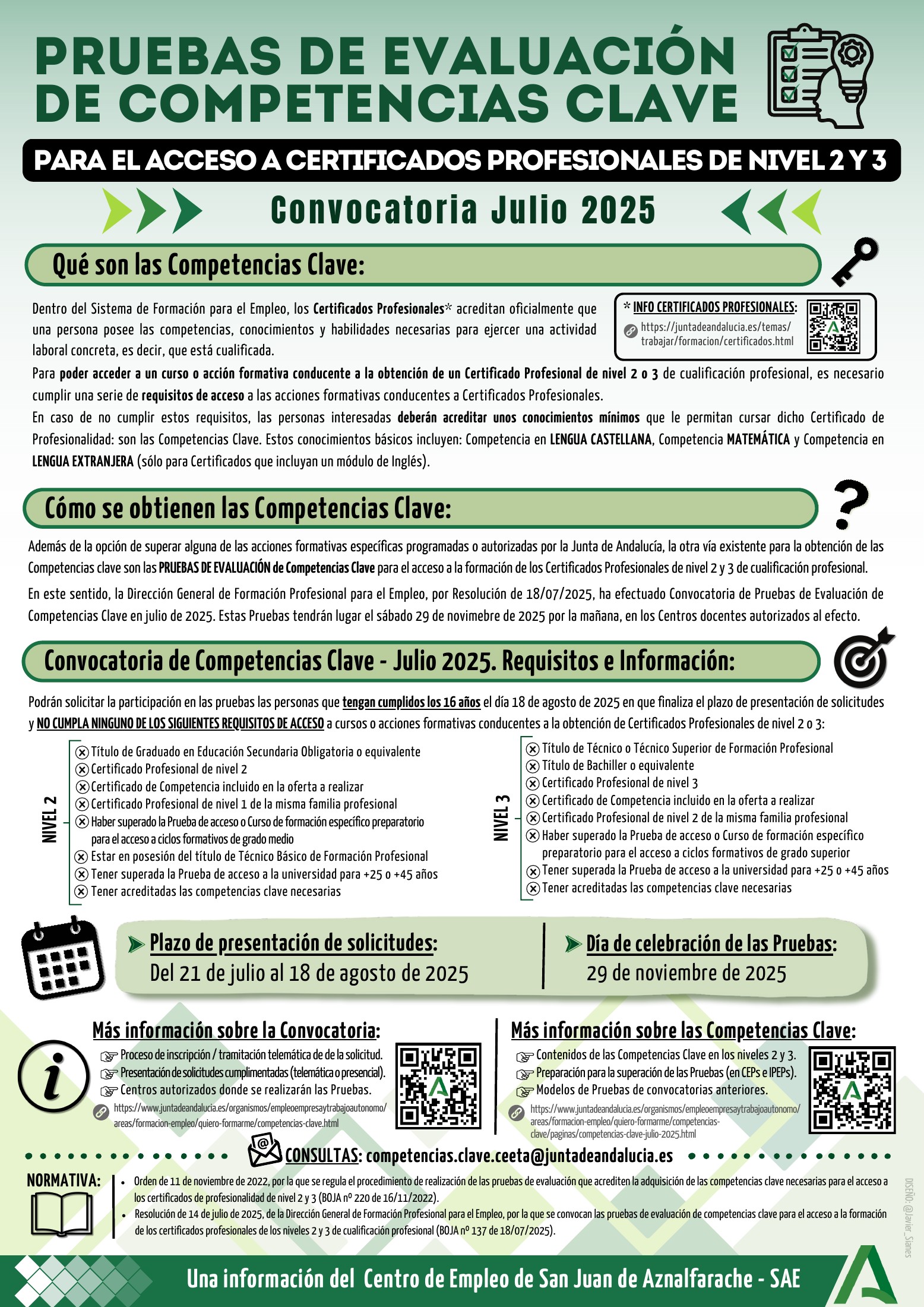 Miniatura de Info Pruebas Competencias Clave · Julio 2025