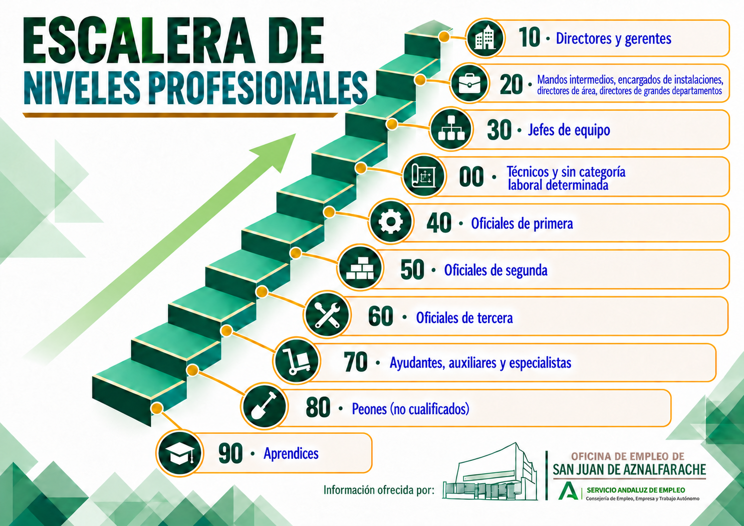 Miniatura de Escalera de Niveles Profesionales