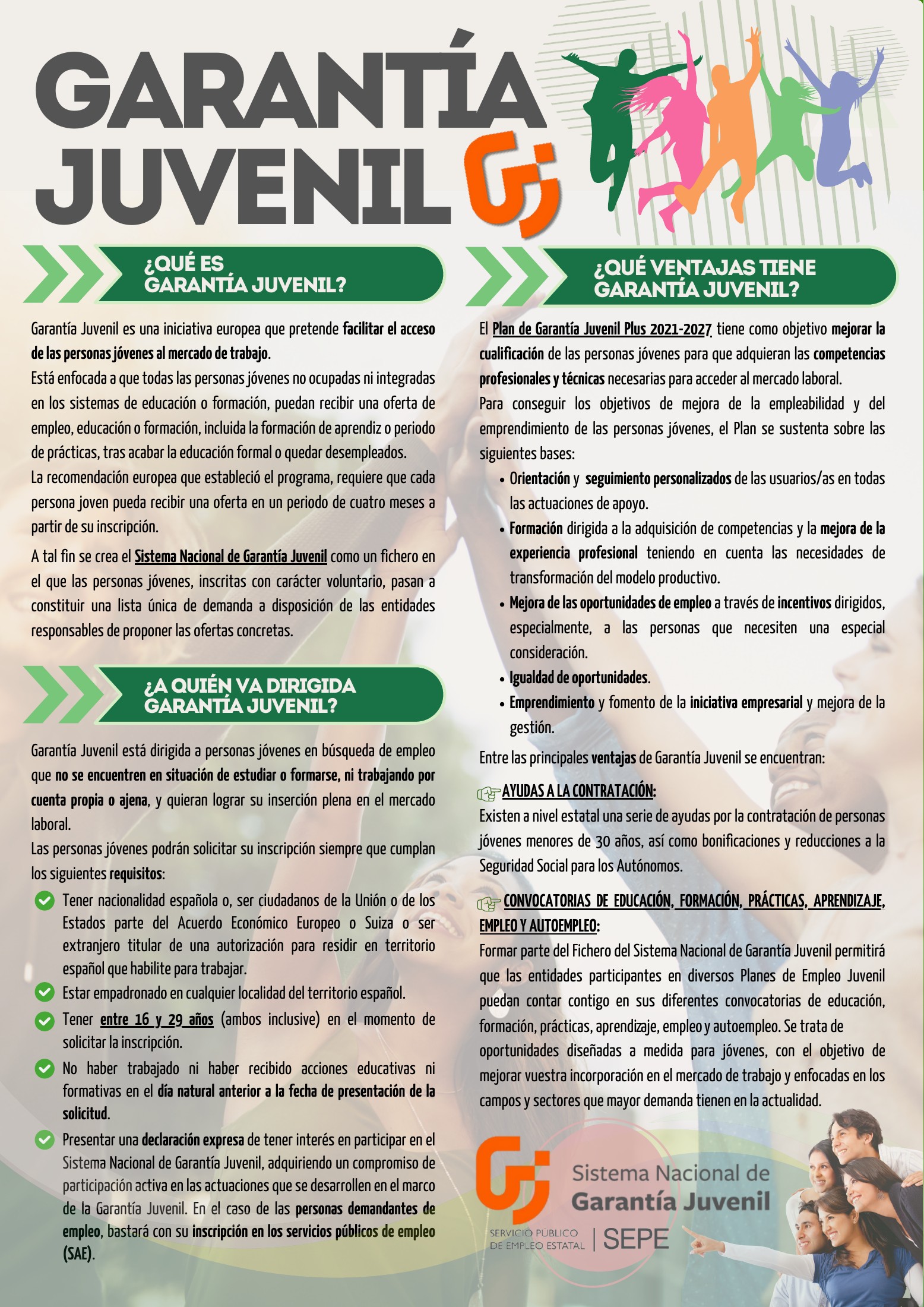 Miniatura de Flyer Garantía Juvenil